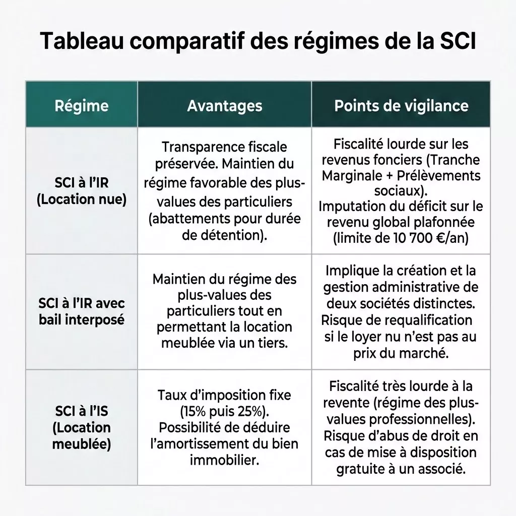 Régimes SCI